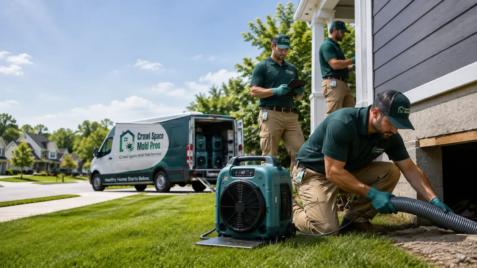 Crawl Space Mold Removal in Reasnor, IA